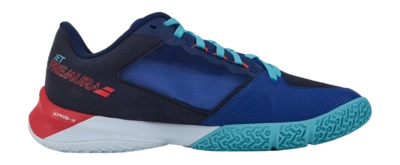 Tennisschoen Babolat Men Jet Premura 2 Blue/Poppy Red
