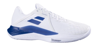 Tennisschoen Babolat Men Propulse Fury 3 All Court White/Dark Blue Michelin