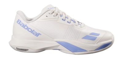 Tennisschoen Babolat Women Jet Mach 4 All Court Cream/Lavender Michelin Premium-rubber