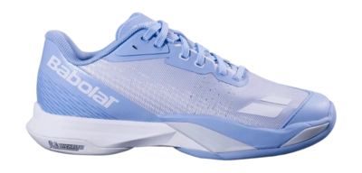 Tennisschoen Babolat Women Jet Mach 4 All Court Lavender/White Michelin Premium
