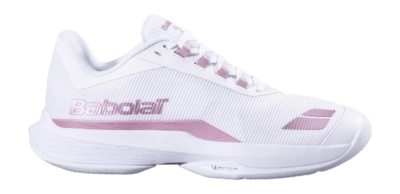 Tennisschoen Babolat Women Jet Tere 2 Clay White/Silver/Sky Blue Michelin Premium rubber