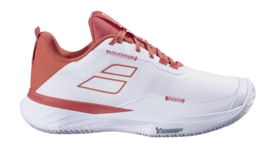 Tennisschoen Babolat Women SFX Evo All Court White/Terra Cotta