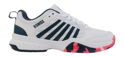 Tennisschoen K-Swiss Kids Court Express 2 White Stargazer Neon Blaze