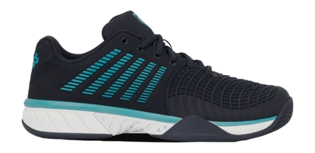 Tennisschoen K Swiss Men Express Light 3 Carbon/Blanc/Baltic Omni