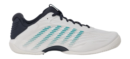 Tennisschoen K Swiss Men Hypercourt Express 3 Blanc/Carbon/Baltic Hardcourt