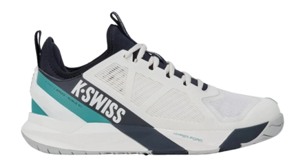 Tennisschoen K Swiss Men K-Frame Speed Rublo Blanc/Carbon/Baltic Hardcourt