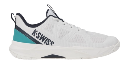 Tennisschoen K Swiss Men K-Speed Team White/Baltic/Carbon Hardcourt
