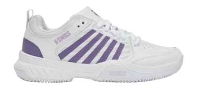 Tennisschoen K-Swiss Women Court Express 2 Clay White/Purple Haze/Neon Lavender