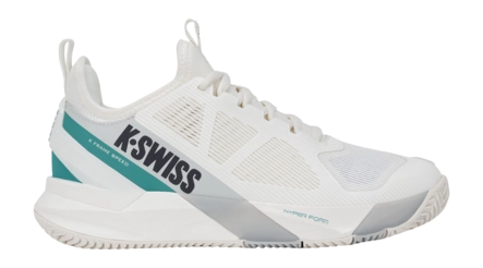 Tennisschoen K Swiss Women K-Frame Speed Clay Blanc/Glacier Gray/Baltic Smashcourt