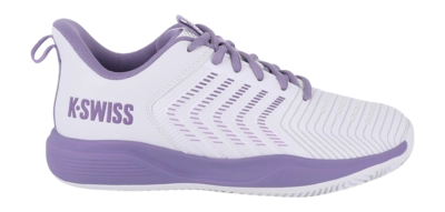 Tennisschoen K-Swiss Women Ultrashot Light Clay White/Purple Haze/Neon Lavender