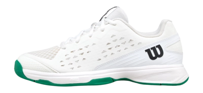 Tennisschoen Wilson Kids Rush Pro Jr L White / White / Green Hard