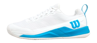 Tennisschoen Wilson Men Rush Pro 4.5 White/White/Atomic Blue