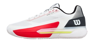 Tennisschoen Wilson Men Rush Tour 5 White / Black / Red Speed Carbon Frame