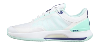 Tennisschoen Wilson Women Intrigue Tour White / Bay / Skipper Blue Hardcourt Gravel