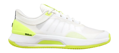 Chaussures de Tennis Wilson Femme Intrigue Tour White/ Safety Yellow/ Navy Blazer