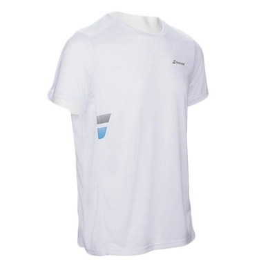 T-shirt de Tennis Babolat Core Flag Club Tee Men White