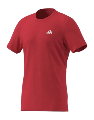 Tennisshirt Adidas Men Freelift Tee Pro Red Regular Fit