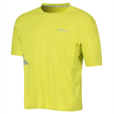 Tennisshirt Babolat Flag Core Men Lime