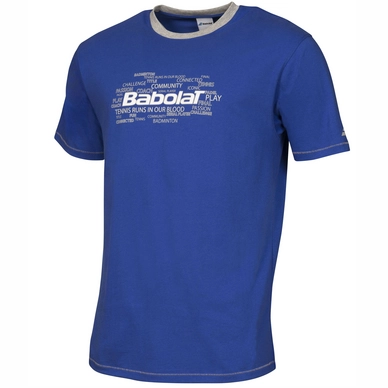 Tennisshirt Babolat Training Tee Core Men Dark Blue