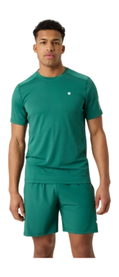 Tennisshirt Björn Borg Men Ace Mesh Panel Posy Green