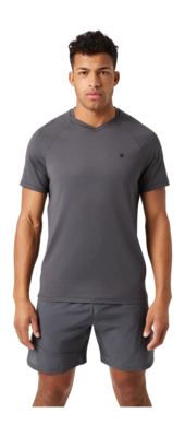Tennisshirt Björn Borg Men Ace V-Neck Asphalt