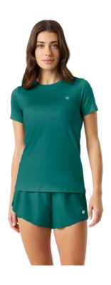 Tennisshirt Björn Borg Women Ace Slim Posy Green
