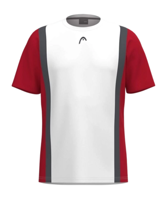 Tennisshirt HEAD Boys Club 25 Tech T-Shirt Red/White