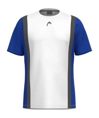 Tennisshirt HEAD Boys Club 25 Tech T-Shirt Royal Blue/White