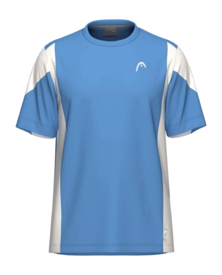 Tennisshirt HEAD Boys Slice T-Shirt Airforce Blue/White