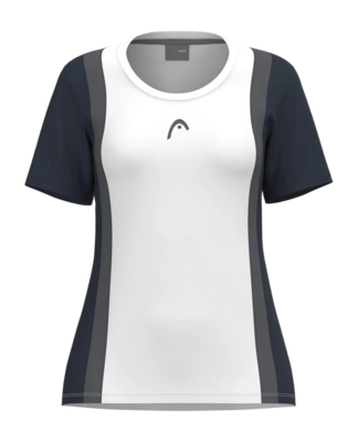 Tennisshirt HEAD Girls Club 25 Tech T-Shirt Navy/White