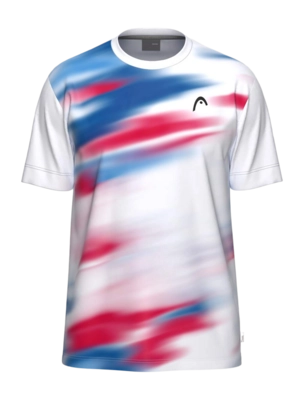 Tennisshirt HEAD Men Blur T-Shirt Royal Blue/Print Vision II Regular Fit