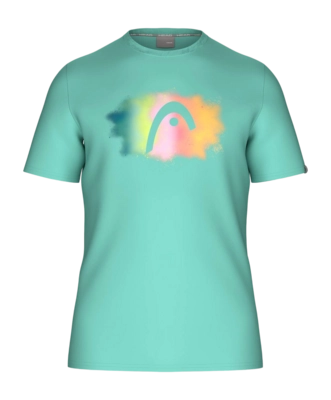 Tennisshirt HEAD Men Club Carl T-Shirt Turquoise Regular Fit