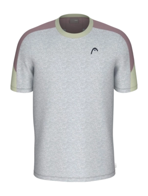 Tennisshirt HEAD Men Play Tech Slate T-Shirt MXM