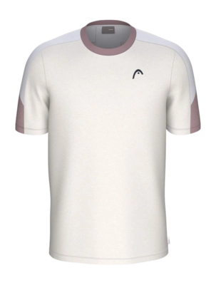 Tennisshirt HEAD Men Play Tech White T-Shirt MXM