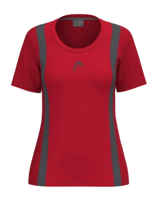 Tennisshirt HEAD Women Club 25 Tech T-Shirt Red