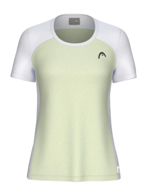 Tennisshirt HEAD Women Play Tech Cantaloupe Green T-Shirt Regular Fit