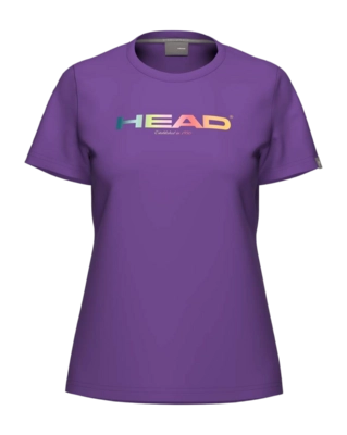 Tennisshirt HEAD Women Rainbow T-Shirt Purple Regular Fit