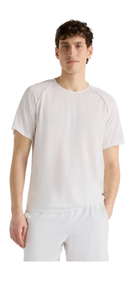 Tennisshirt New Balance Men TNMT Top White