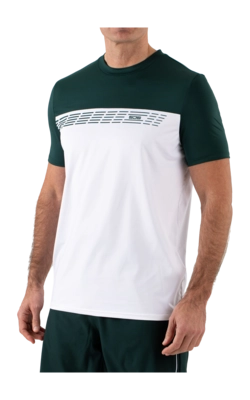 Tennisshirt Sjeng Sports Men Bing Retro Green