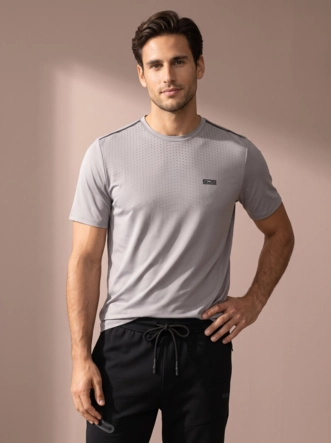 Tennisshirt Sjeng Sports Men Navarro Sterling Regular fit