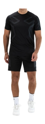 Tennisshirt Sjeng Sports Nielson Herren Black