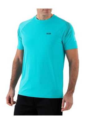Tennisshirt Sjeng Sports Men Niro Aquamarine