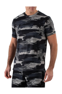 Tennisshirt Sjeng Sports Men Norbert Black Regular Fit