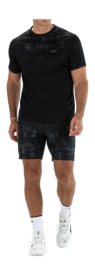 Tennisshirt Sjeng Sports Notting Herren Black