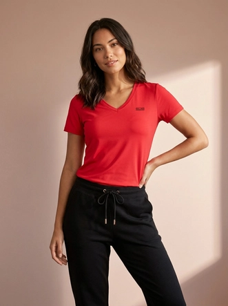 Tennisshirt Sjeng Sports Women Ines Watermelon Regular Fit