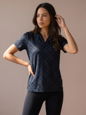 Tennisshirt Sjeng Sports Women Istria Dark Blue Regular Fit