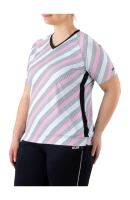 Tennisshirt Sjeng Sports Women Izzie Plus Real White Plus size