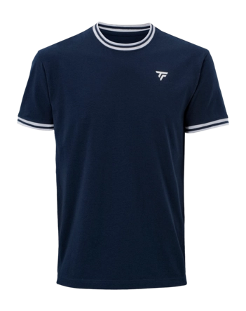 Tennisshirt Tecnifibre Men Team Stretch Marine