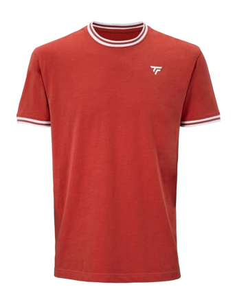 Tennisshirt Tecnifibre Men Team Stretch Terracotta