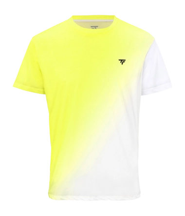 Tennisshirt Tecnifibre Men X-Loop Fire White / Lime